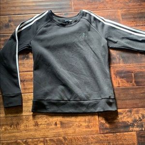 Adidas Three Striped Women’s Crew Neck Size M